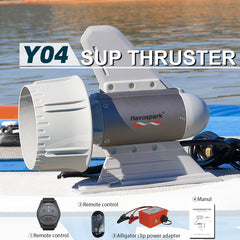 Havospark Y04 Electric SUP Thruster 330W Portable Motor with 8kg Thrust for Paddle Boards & Inflatable Boats