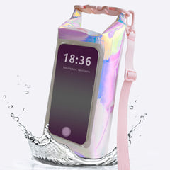Floating Waterproof Phone Pouch 2L Crossbody Dry Bag – Touch Screen Waterproof Bag for Beach Swimming Kayaking