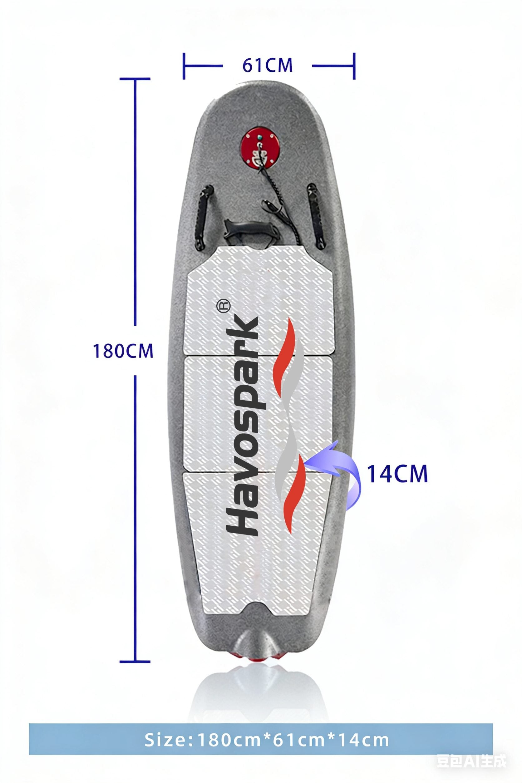 Havospark H5SE Electric Surfboard – Most Affordable 12kW EPP Jetboard, 48–52 km/h