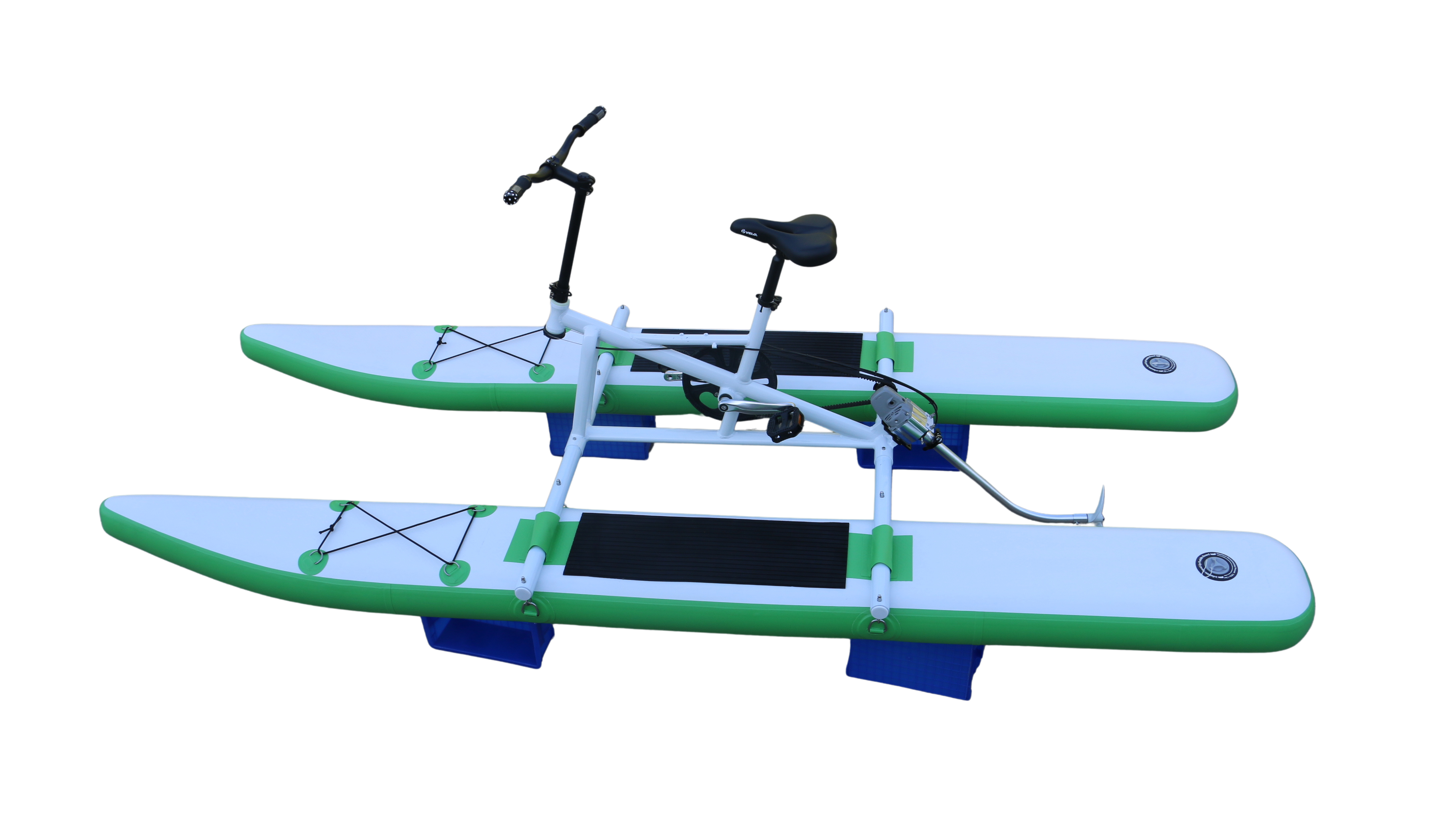 HAVOSPARK Croco-1 Tandem Water Bike – Inflatable Pedal Boat, 12–15km/h Top Speed