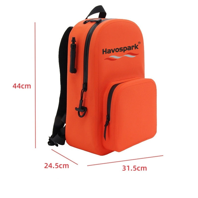 HAVOSPARK 25L Anti-Drowning Waterproof Floatable Backpack – Inflatable Survival Pack