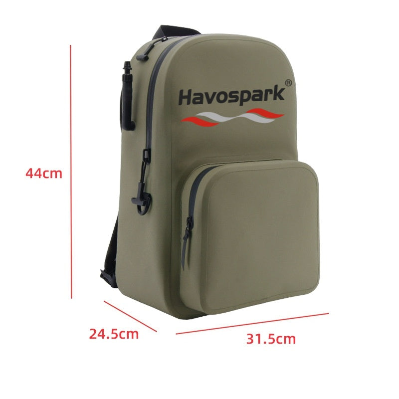 HAVOSPARK 25L Anti-Drowning Waterproof Floatable Backpack – Inflatable Survival Pack