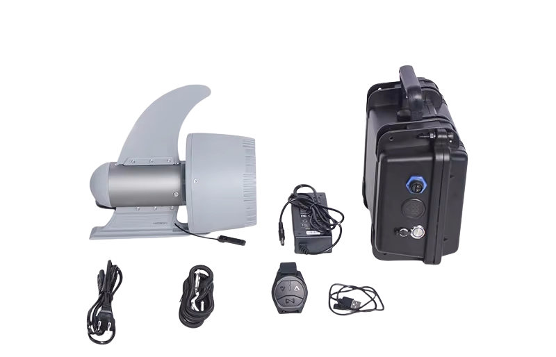 HAVOSPARK Y01 Electric Underwater Thruster for SUP – 600W, 13.5kg Thrust, 3 Forward & 1 Reverse Gear