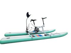 HAVOSPARK Croco-1 Tandem Water Bike – Inflatable Pedal Boat, 12–15km/h Top Speed