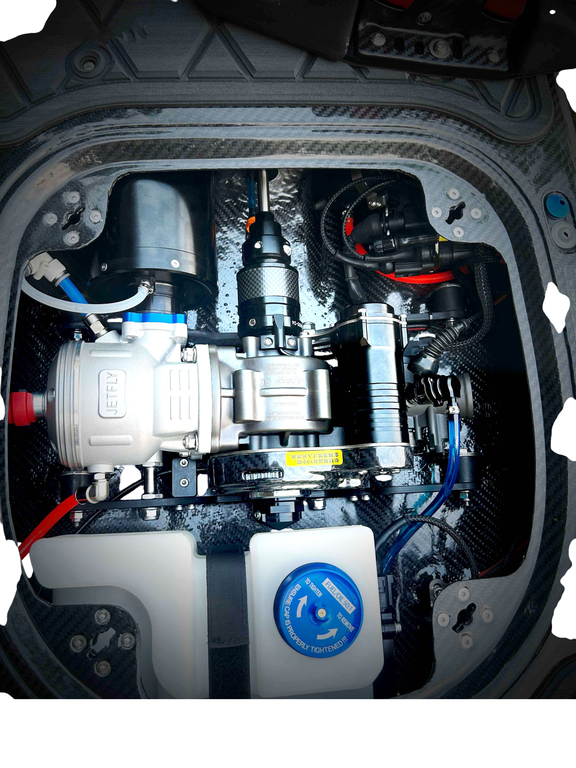 Havospark JF08 - Classic Petrol-Powered Carbon Fiber Surfboard — 58 km/h