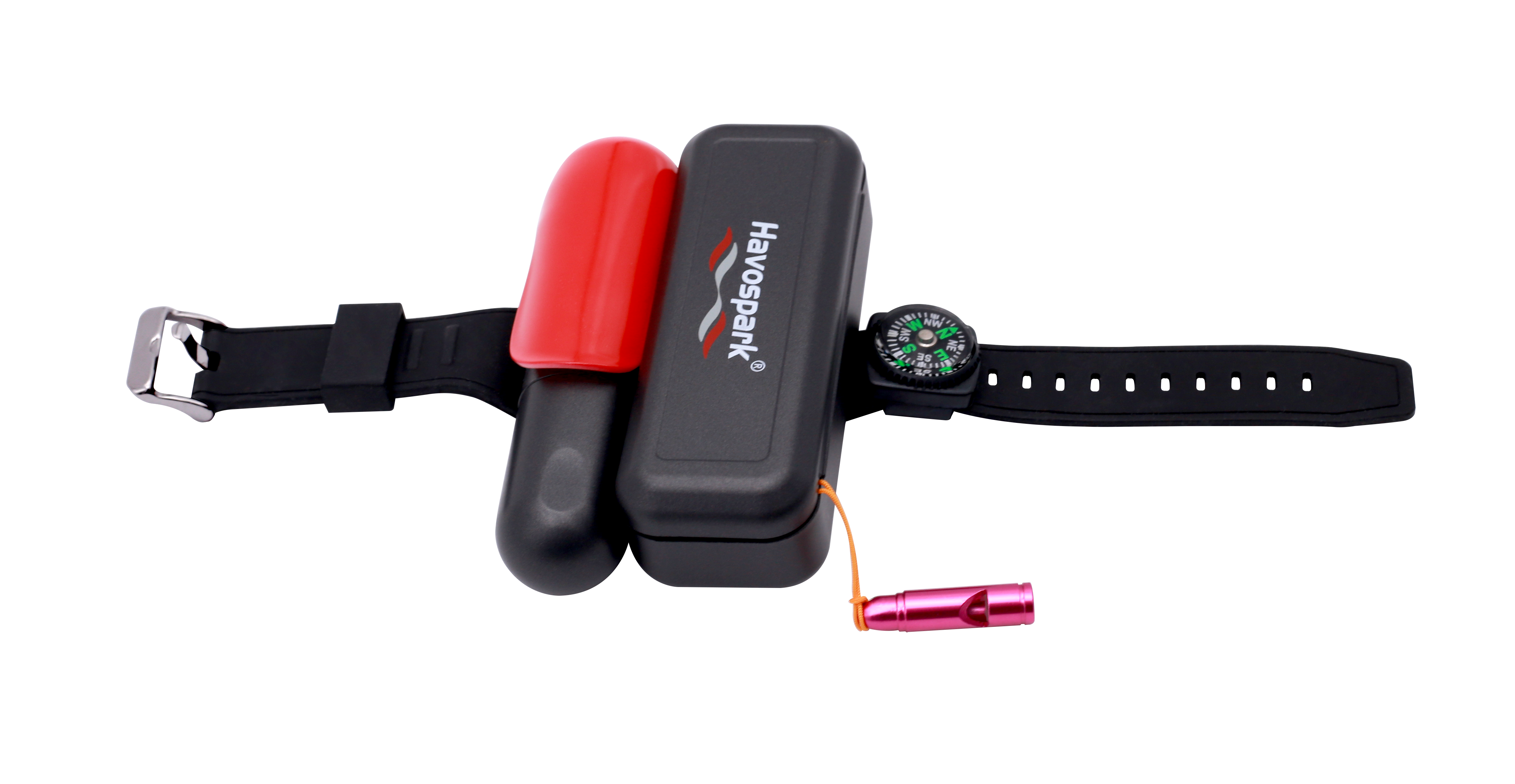 HAVOSPARK Smart Water Rescue Bracelet-026 – Inflatable Safety Wristband, SOS Alarm, <10m GPS Accuracy