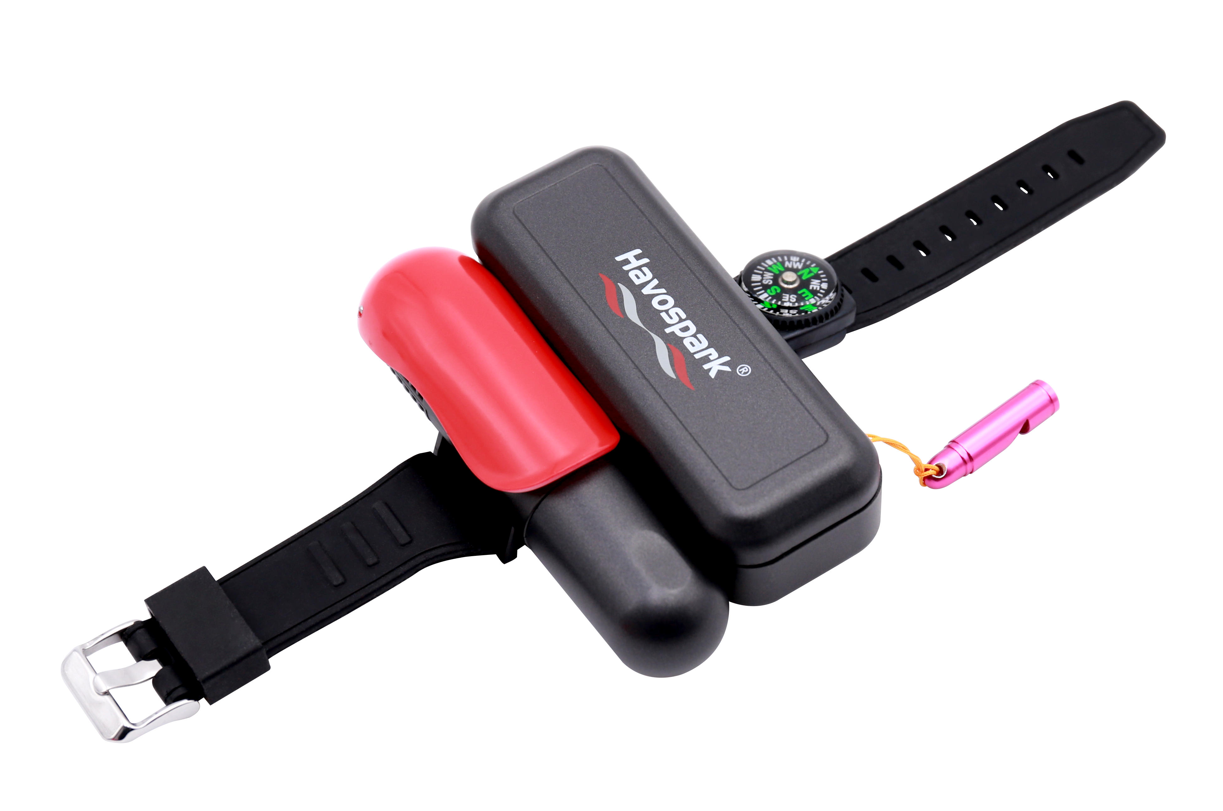 HAVOSPARK Smart Water Rescue Bracelet-026 – Inflatable Safety Wristband, SOS Alarm, <10m GPS Accuracy