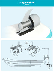 HAVOSPARK Y01 Electric Underwater Thruster for SUP – 600W, 13.5kg Thrust, 3 Forward & 1 Reverse Gear