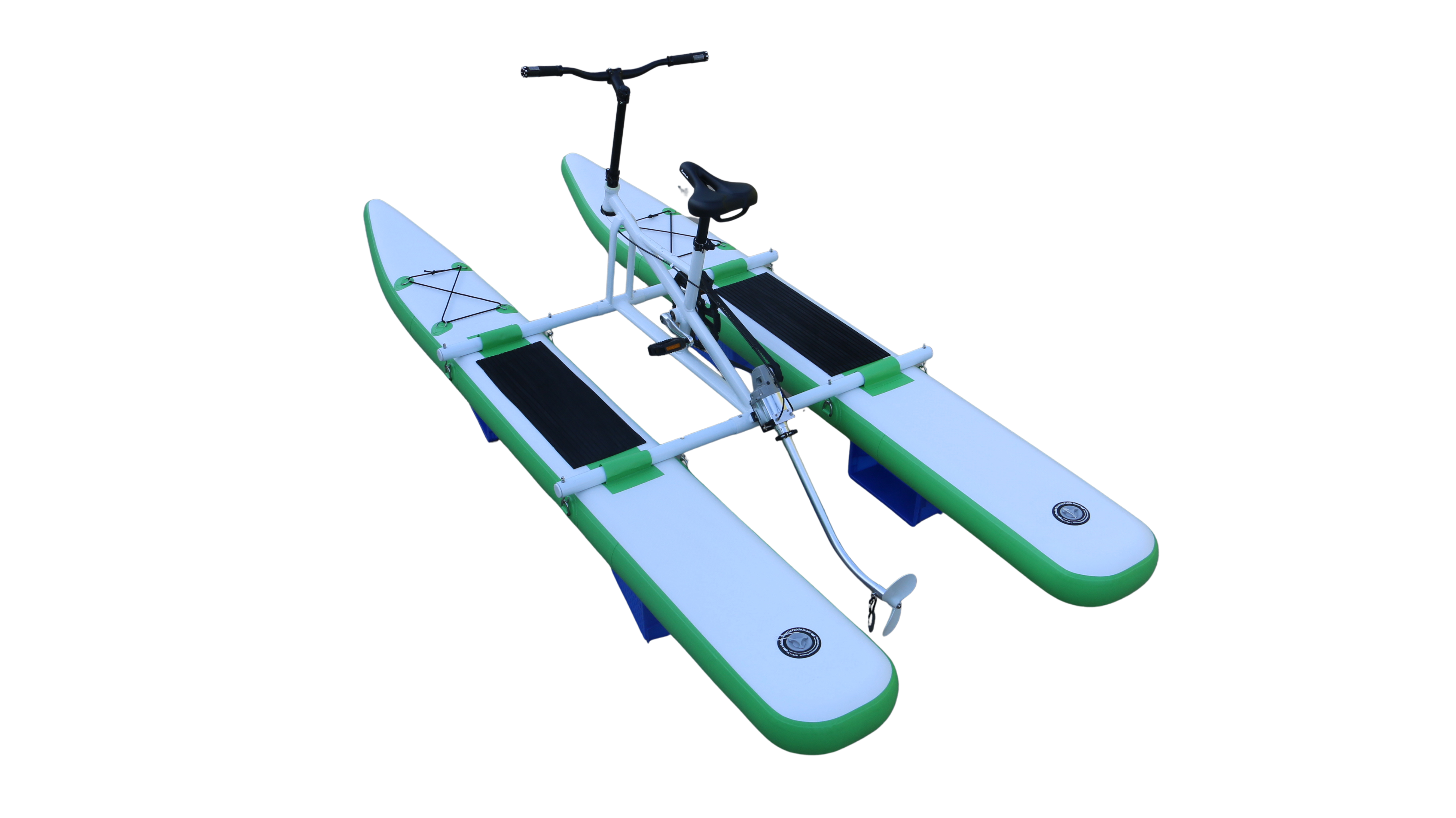 HAVOSPARK Croco-1 Tandem Water Bike – Inflatable Pedal Boat, 12–15km/h Top Speed