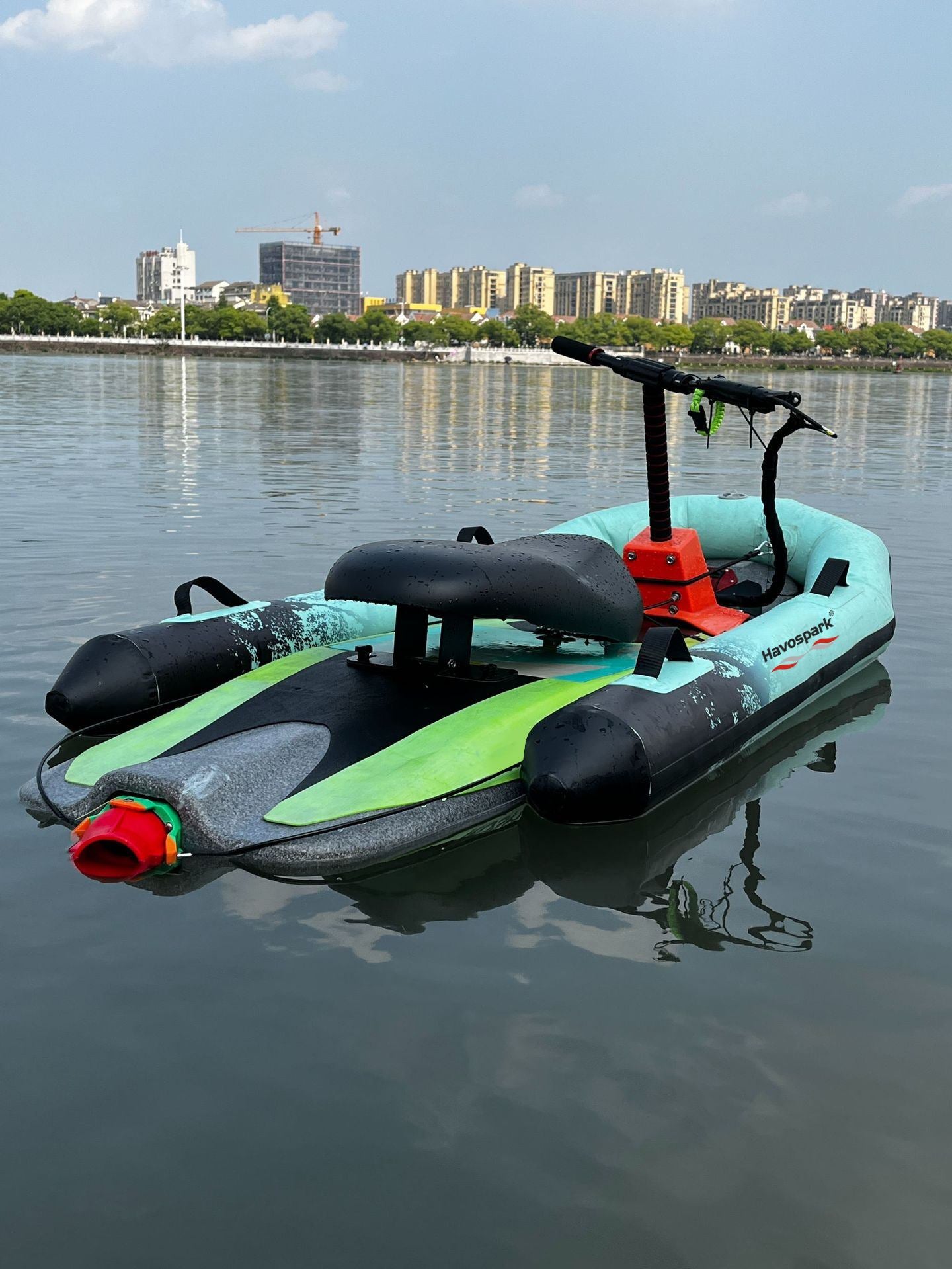 Havospark H5SE-1 Dual-Mode Electric Surfboard — Stand or Sit